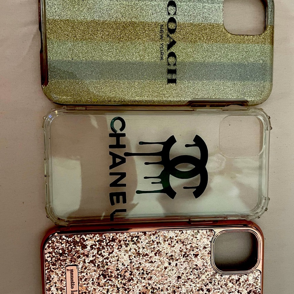 Iphone11 Chanel, coach and pink phone covers